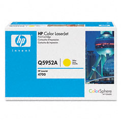 HP Color LaserJet 4700 Yellow Toner Cartridge (10000 Page Yield) (NO. 643A) (Q5952A)