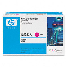 HP Color LaserJet 4700 Magenta Toner Cartridge (10000 Page Yield) (NO. 643A) (Q5953A)