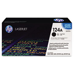 HP Color LaserJet 1600/2600 Black Toner Cartridge (2500 Page Yield) (NO. 124A) (Q6000A)