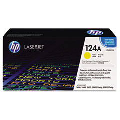 HP Color LaserJet 1600/2600 Yellow Toner Cartridge (2000 Page Yield) (NO. 124A) (Q6002A)