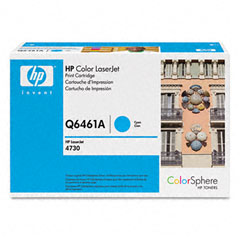 HP Color LaserJet 4730MFP Cyan Toner Cartridge (12000 Page Yield) (NO. 644A) (Q6461A)