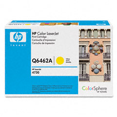 HP Color LaserJet 4730MFP Yellow Toner Cartridge (12000 Page Yield) (NO. 644A) (Q6462A)