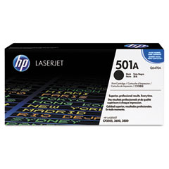 HP Color LaserJet 3600/3800 Black GSA Toner Cartridge (6000 Page Yield) (NO. 501A) (Q6470AG)