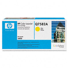 HP Color LaserJet 3800 Yellow Toner Cartridge (6000 Page Yield) (NO. 503A) (Q7582A)