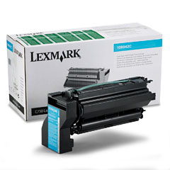 Lexmark C750/X750 Cyan Toner Prebate Hi-Cartridge (15000 Page Yield) (10B042C)
