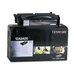 Lexmark T430 Return Program Toner Cartridge (6000 Page Yield) (12A8420)