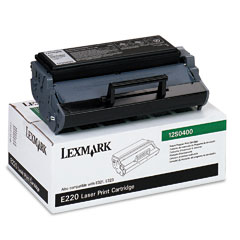 Lexmark E220 Return Program Toner Cartridge (2500 Page Yield) (12S0400)