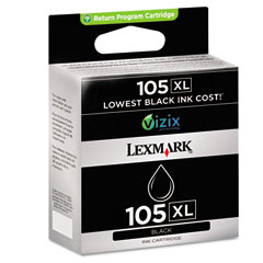 Lexmark NO. 105XL Black High Yield Inkjet (510 Page Yield) (14N0822)
