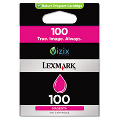 Lexmark NO. 100 Magenta Standard Return Program Inkjet (200 Page Yield) (14N0901)