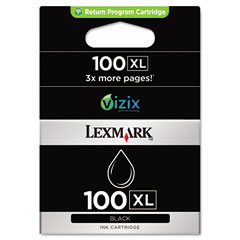 Lexmark NO. 100XL Black Return Program High Yield Inkjet (510 Page Yield) (14N1068)