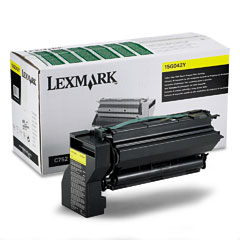 Lexmark C752/760/762/X752/X762 Yellow Return Program High Yield Toner Cartridge (15000 Page Yield) (15G642Y)