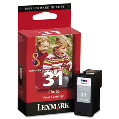 Lexmark NO. 31 Photo Color Inkjet (190 Page Yield) (18C0031)