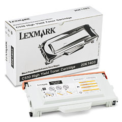 Lexmark C510 Black GSA Toner Cartridge (10000 Page Yield) (20K1440)