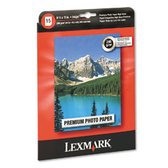 Lexmark Premium Inkjet Letter Size Photo Paper (15/PK) (21G0726)