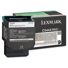 Lexmark C544/546/X544/546/548 Black Return Program Extra High Yield Toner Cartridge (6000 Page Yield) (C544X1KG)