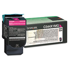 Lexmark C544/546/X544/546/548 Magenta Return Program Extra High Yield Toner Cartridge (4000 Page Yield) (C544X1MG)