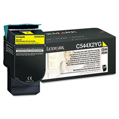 Lexmark C544/546/X544/546/548 Yellow Extra High Yield Toner Cartridge (4000 Page Yield) (C544X2YG)