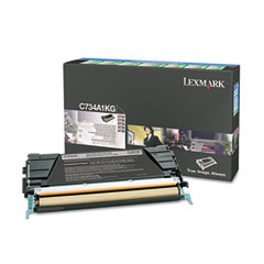Lexmark C734/C736/X734/X736/X738 Black GSA Return Program Toner Cartridge (8000 Page Yield) (C734A4KG)