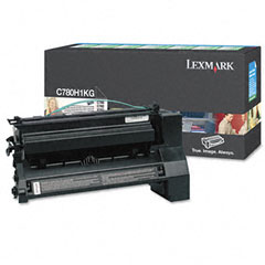 Lexmark C780/C782/X782 Black High Yield Toner Cartridge (10000 Page Yield) (C780H2KG)