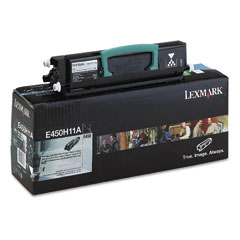 Lexmark E450 Return Program High Yield Toner Cartridge (11000 Page Yield) (E450H11A)