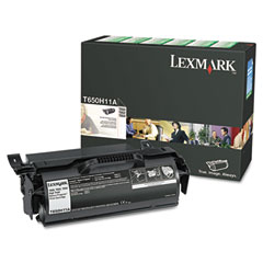 Lexmark T650/T652/T654/T656 Return Program High Yield Toner Cartridge (25000 Page Yield) (T650H11A)