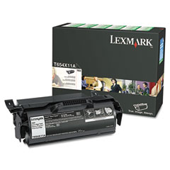 Lexmark T654/T656/TS654/TS656 Return Program Extra High Yield Toner Cartridge (36000 Page Yield) (T654X11A)