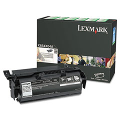 Lexmark X654/X656/X658 Return Program Extra High Yield Toner Cartridge for Label Applications (36000 Page Yield) (X654X04A)