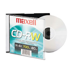 Maxell 74 Minute CD-Rewritable Disc (1/PK) (630010)