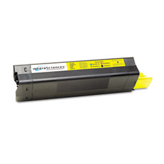 Media Sciences MS3200Y-HC Yellow Toner Cartridge (3000 Page Yield) - Equivalent to Okidata 42804513