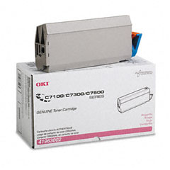 Okidata C7100/7550 Magenta Toner Cartridge (10000 Page Yield) (TYPE C4) (41963002)