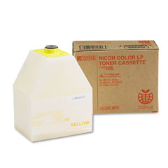 Ricoh Aficio AP-3800/3850 Yellow Toner Cartridge (275 Grams-10000 Page Yield) (TYPE 105) (885373)