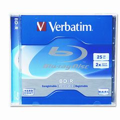Verbatim BD-R 25GB 2x Branded 1PK Jewel case (95357)