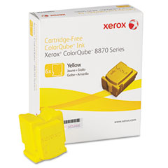 Xerox Phaser ColorQube 8870/8880DN Yellow Solid Ink Sticks (6/PK-17300 Page Yield) (108R00952)